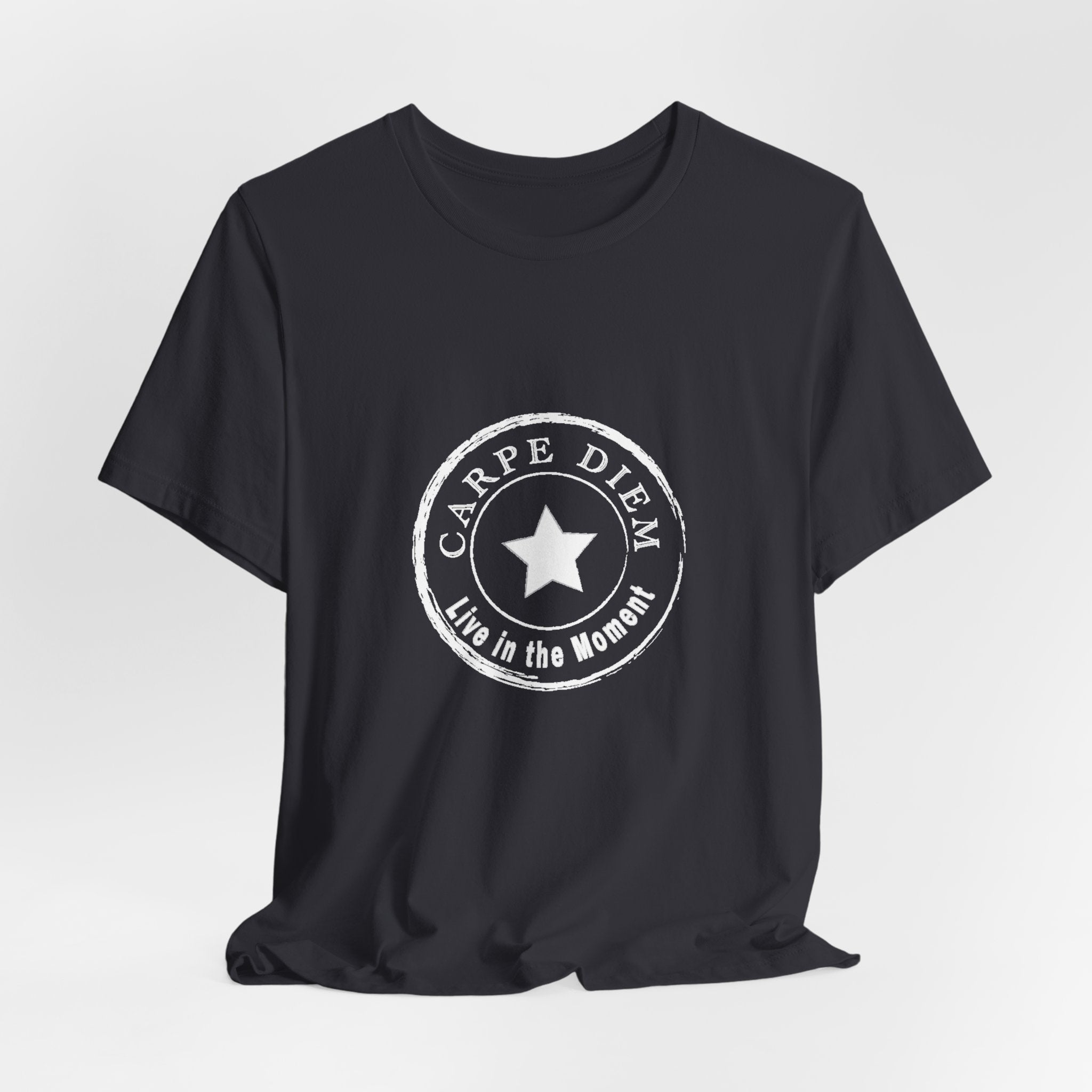 Carpe Diem Live in the Moment Graphic Jersey Short Sleeve Tee