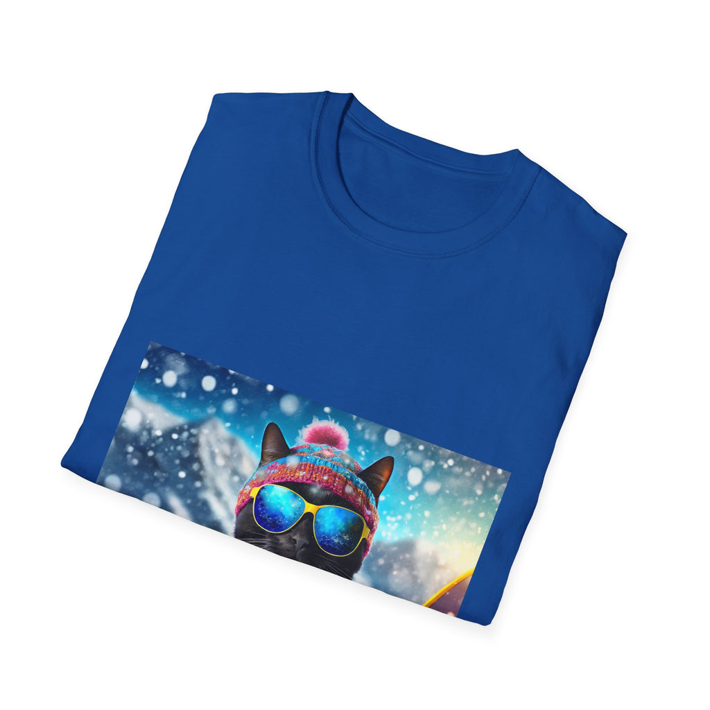 Cool Snow Cat Graphic Tee