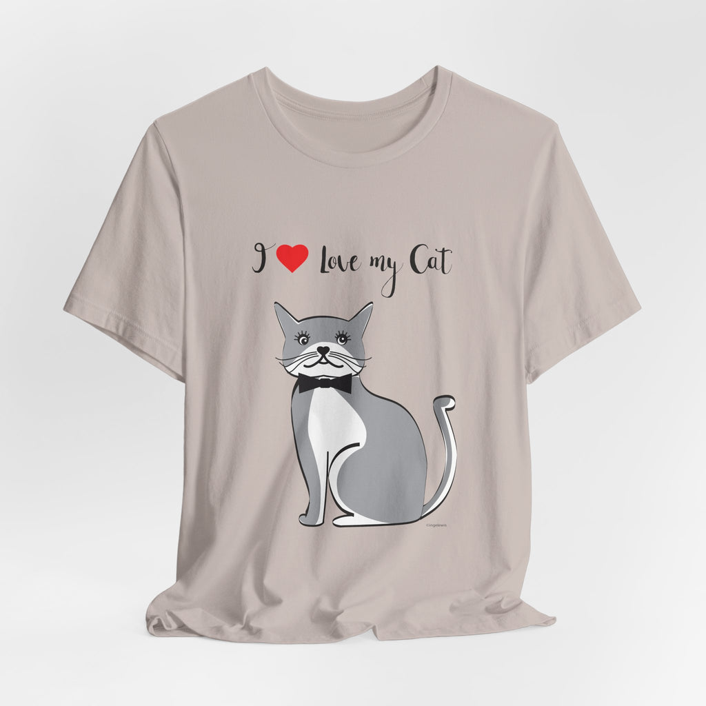 I Love My Cat Graphic Tee