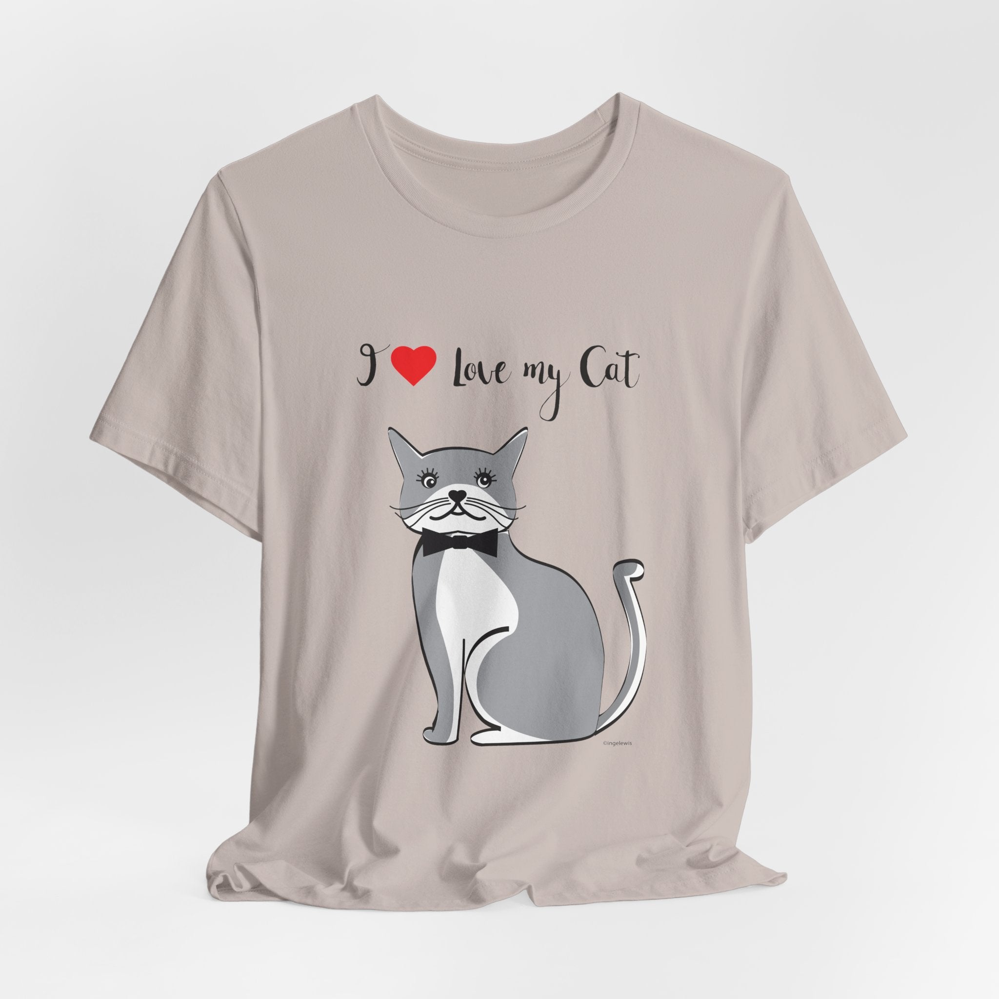 I Love My Cat Graphic Tee