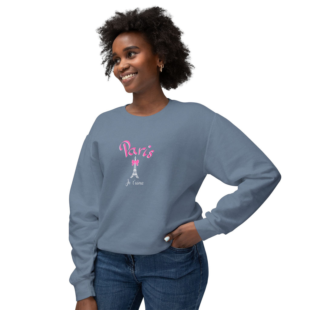 Paris Je T’aime Eiffel Tower Graphic Sweatshirt