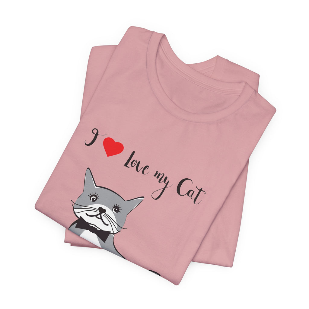 I Love My Cat Graphic Tee
