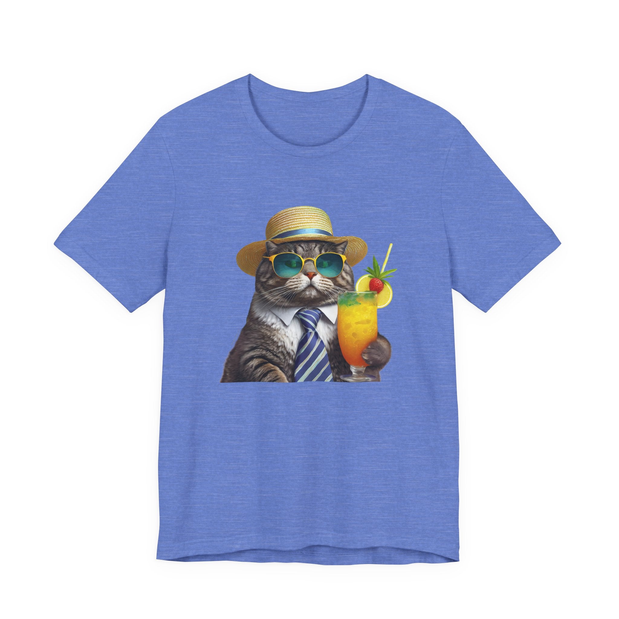 Happy Hour Cat Graphic Tee