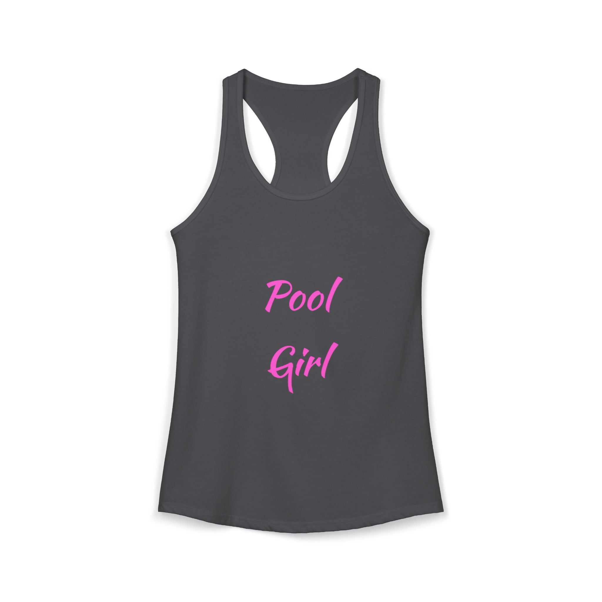 Fun Pool Girl Graphic Women's Ideal Racerback Tank