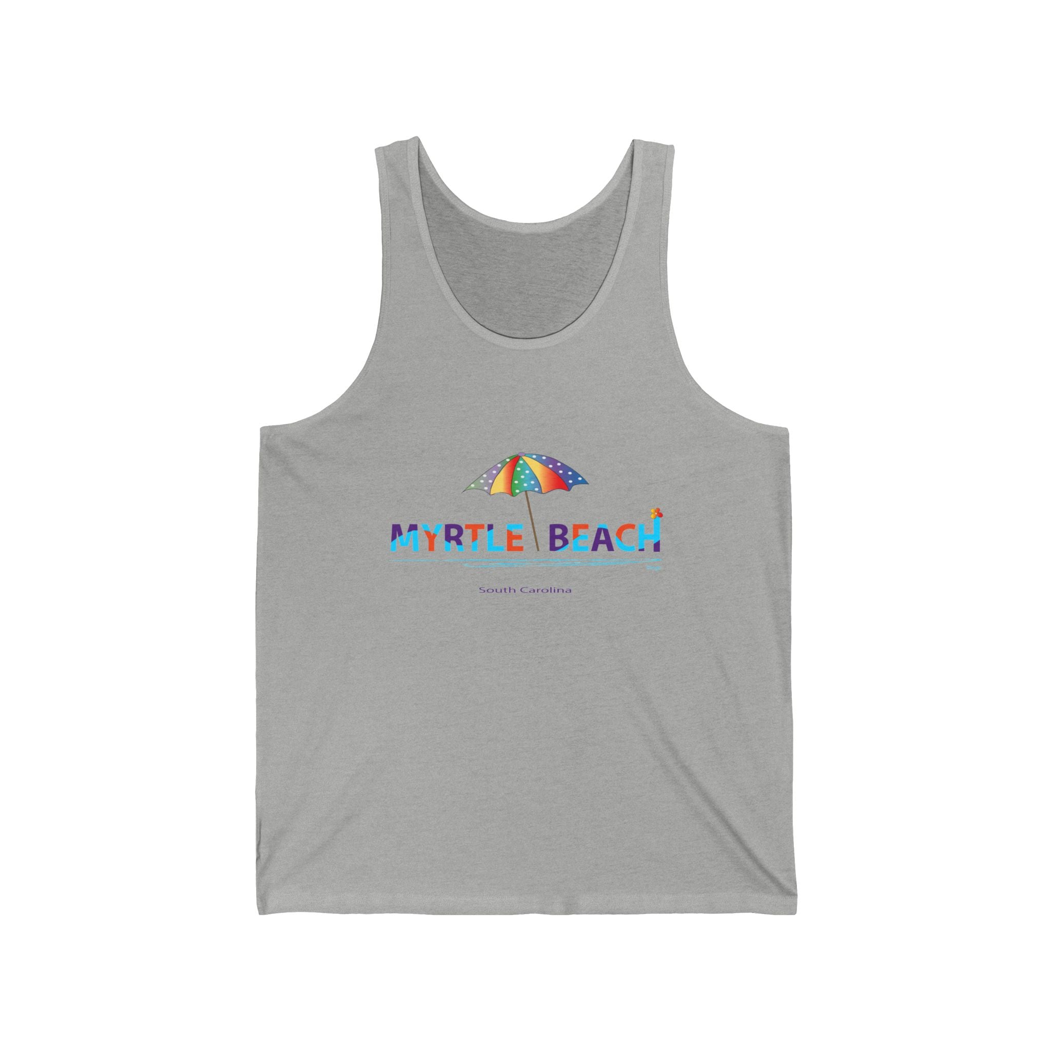 Myrtle Beach South Carolina Graphic Unisex Jersey Tank Top