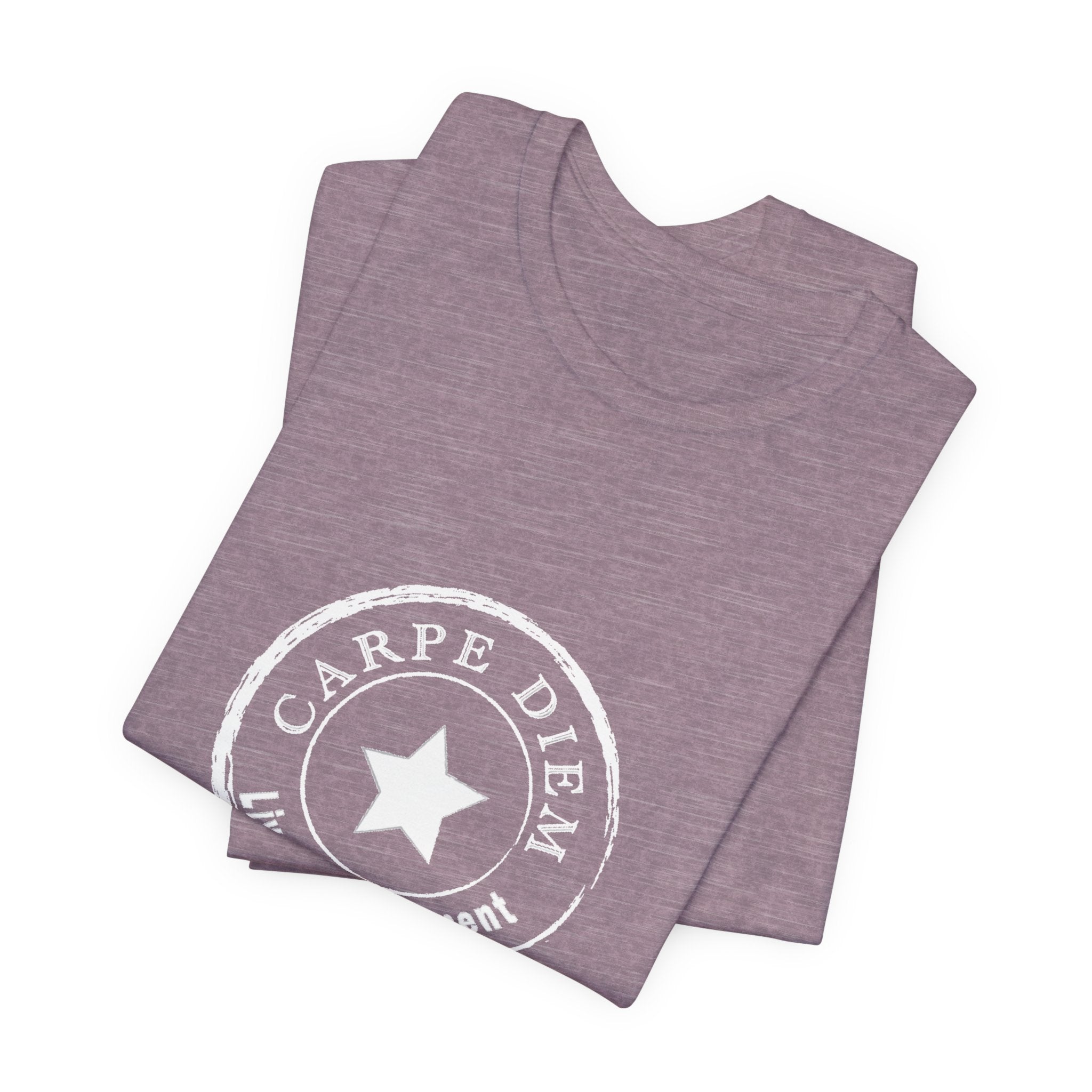 Carpe Diem Live in the Moment Graphic Jersey Short Sleeve Tee