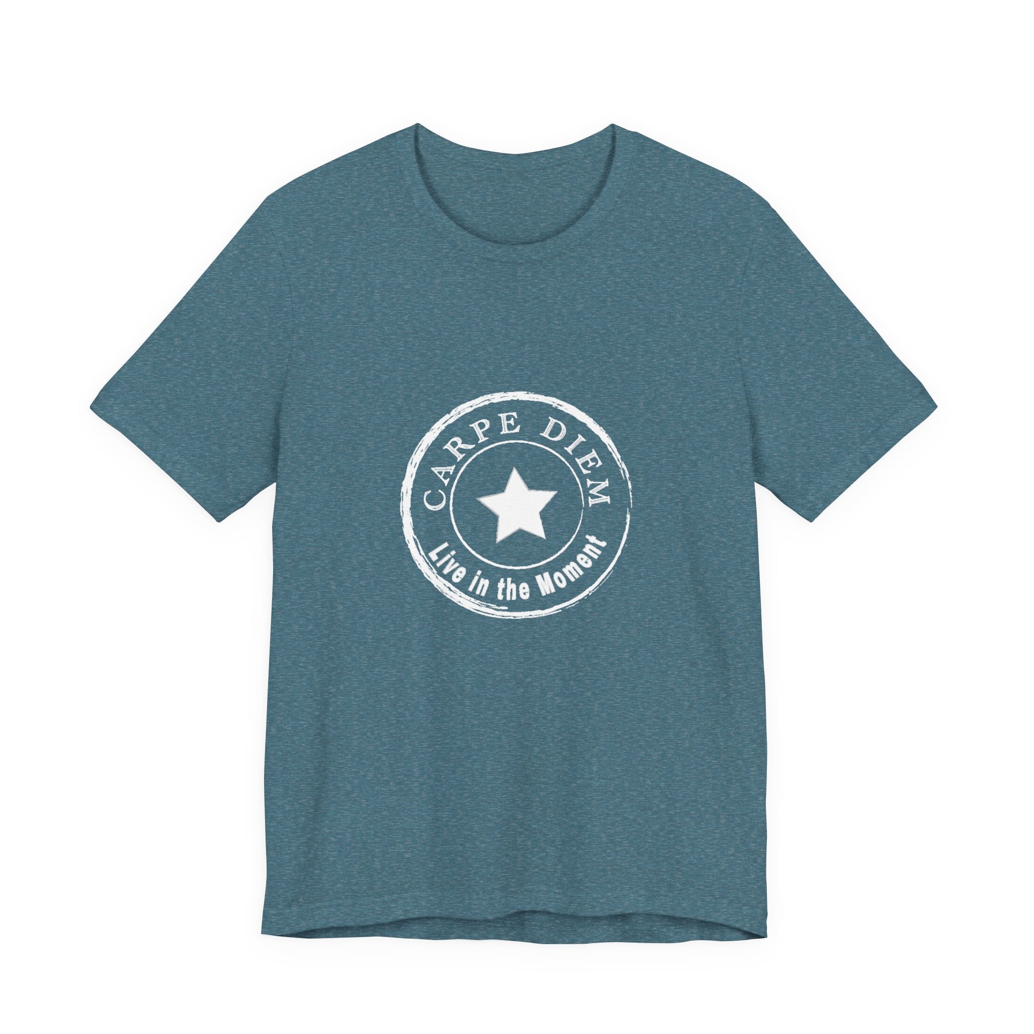 Carpe Diem Live in the Moment Graphic Jersey Short Sleeve Tee