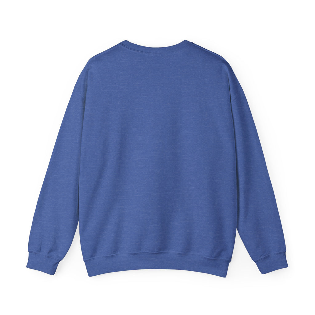 Fun Purr-fectly Chilled Cat Graphic Unisex Heavy Blend™ Crewneck Sweatshirt