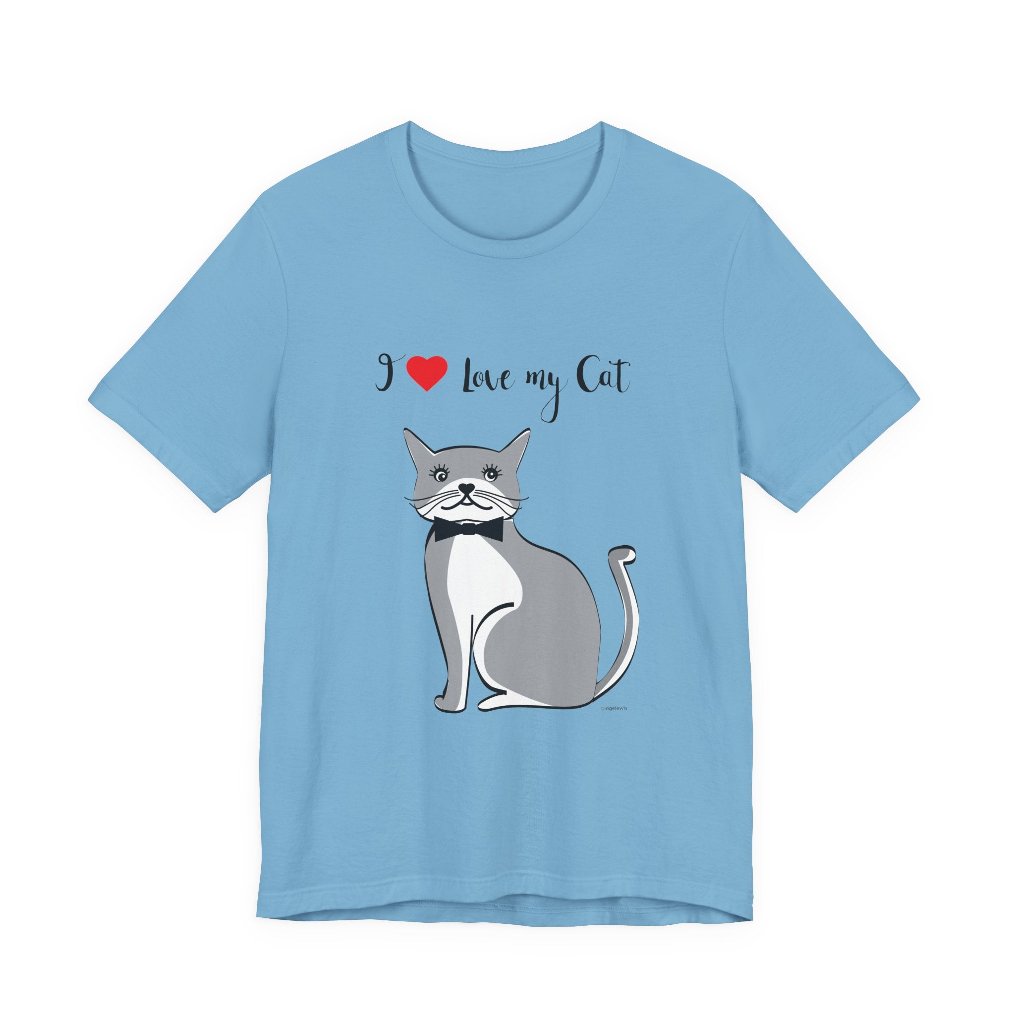 I Love My Cat Graphic Tee