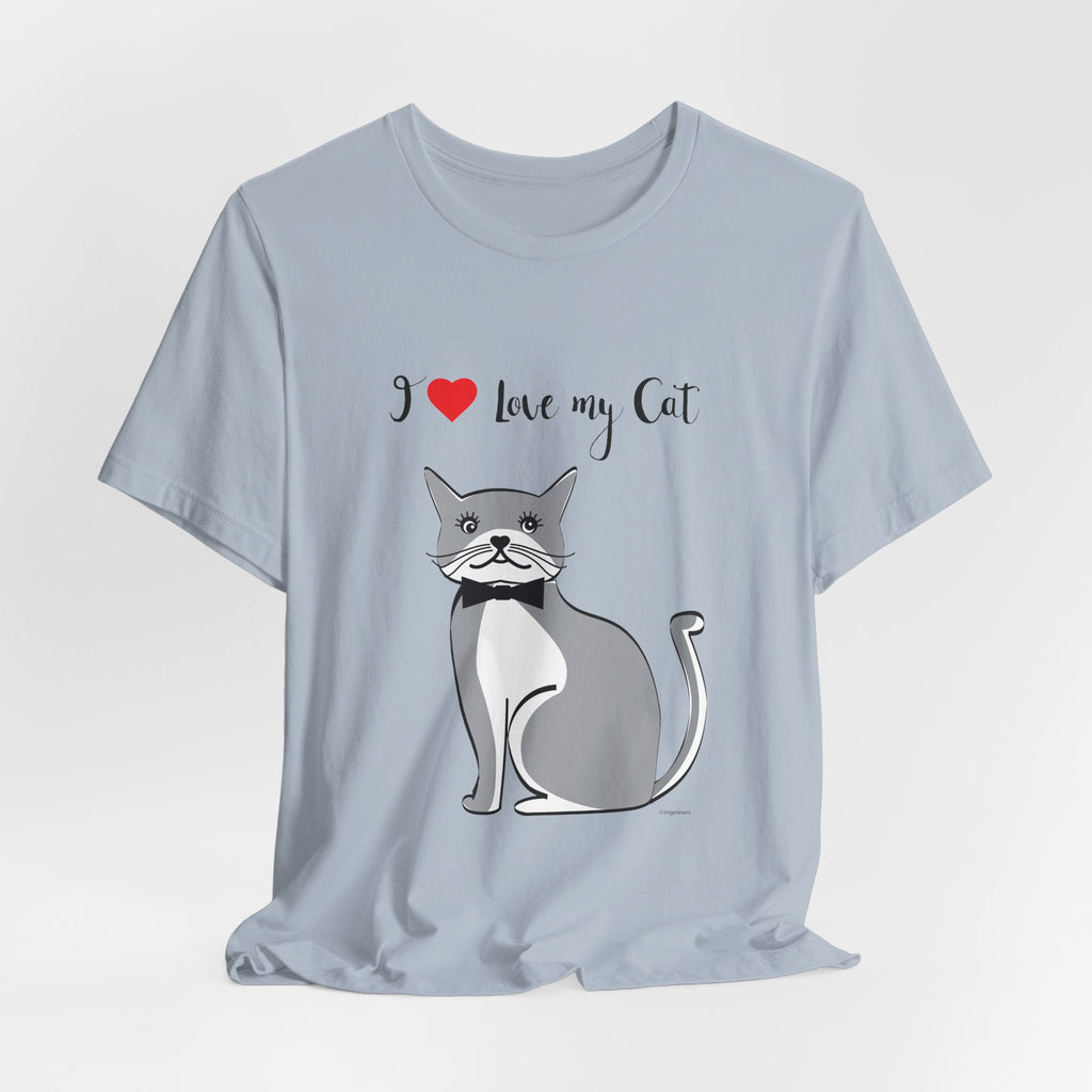 I Love My Cat Graphic Tee