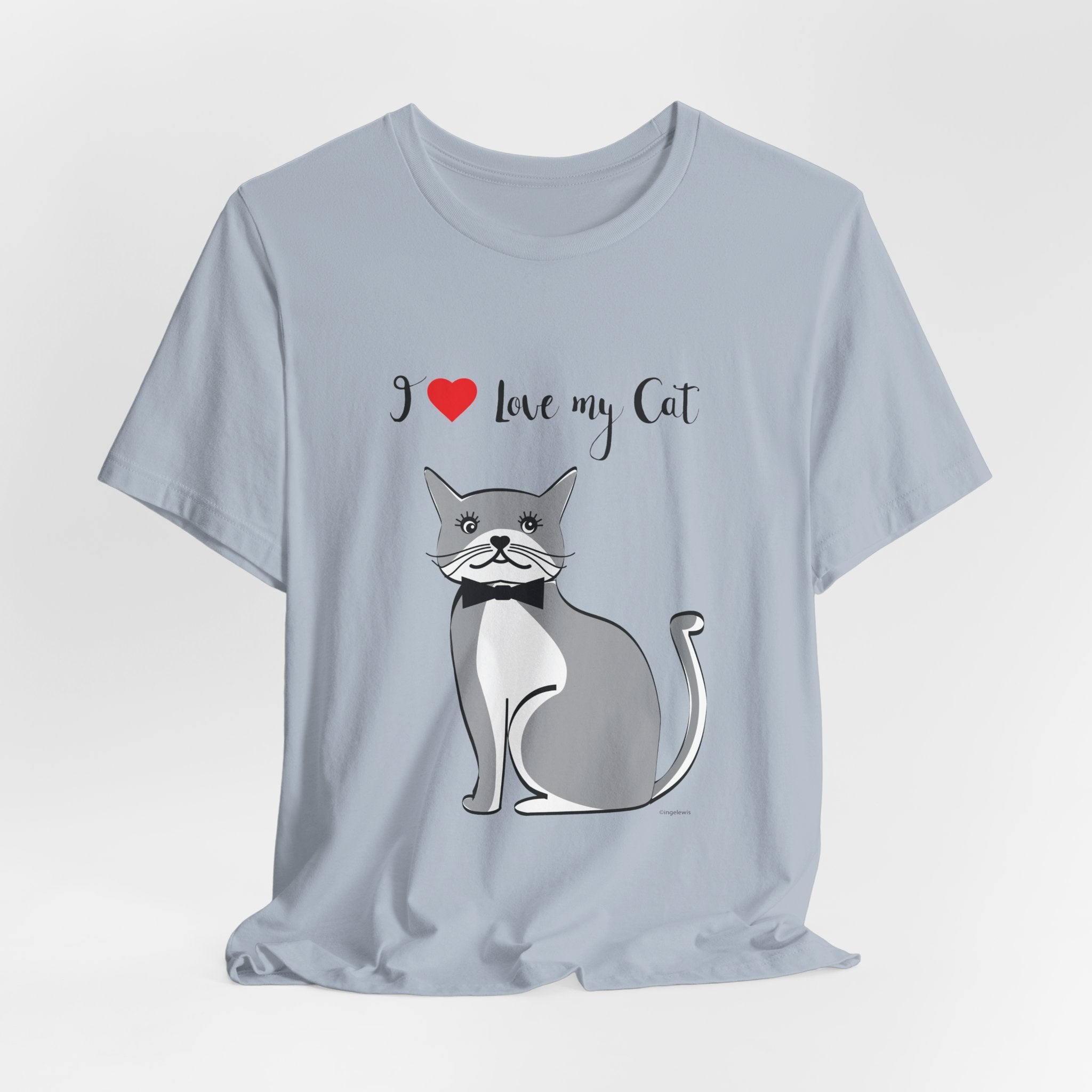 I Love My Cat Graphic Tee