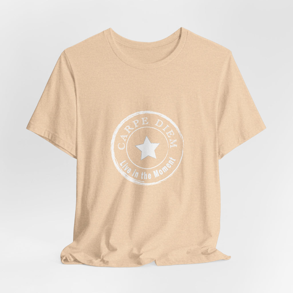 Carpe Diem Live in the Moment Graphic Jersey Short Sleeve Tee