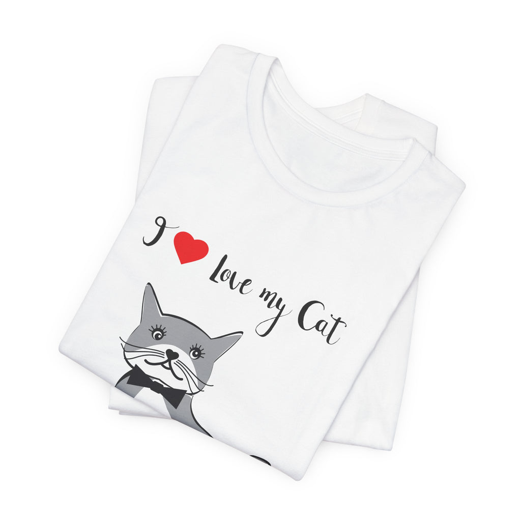 I Love My Cat Graphic Tee