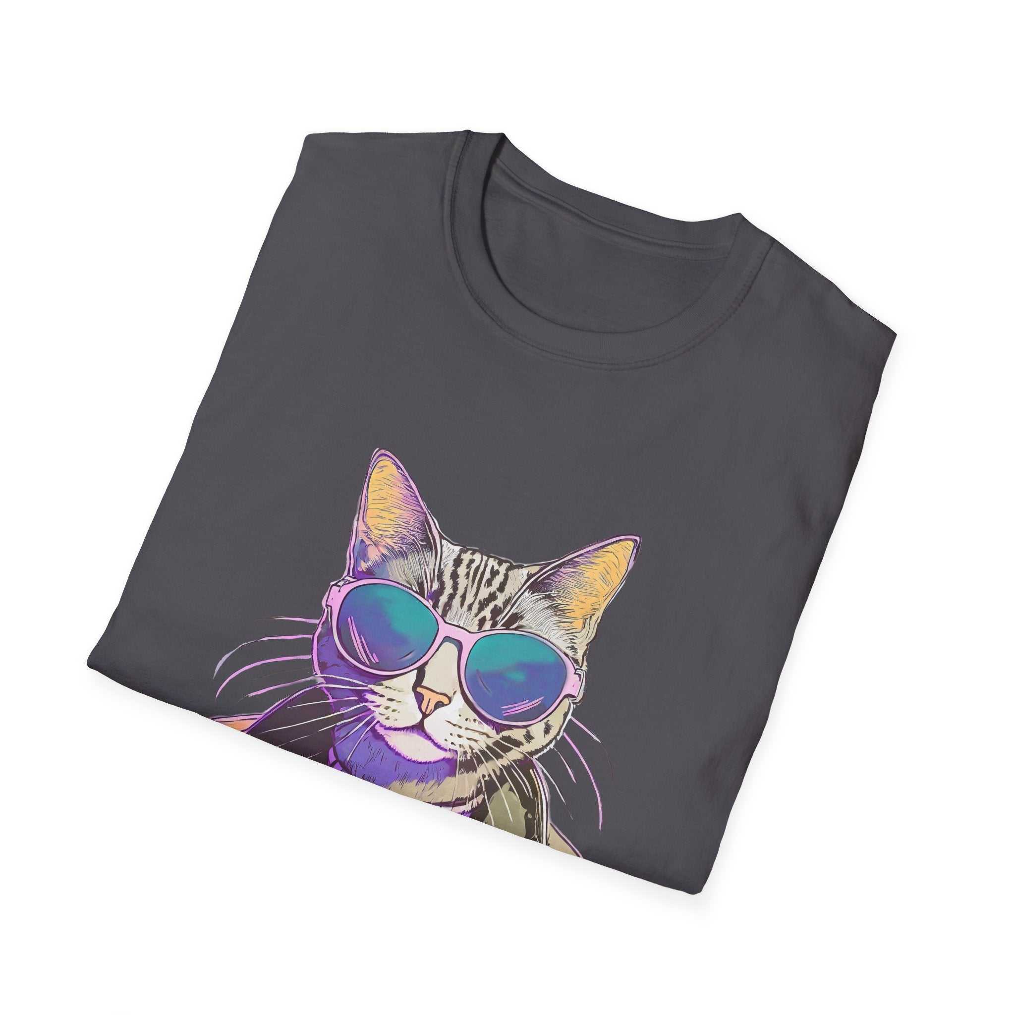 Cool Cat in Sunglasses Graphic Tee