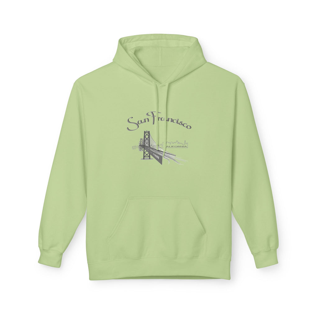 San Francisco Golden Gate Sketch Hoodie — Minimal City Skyline Travel Sweatshirt