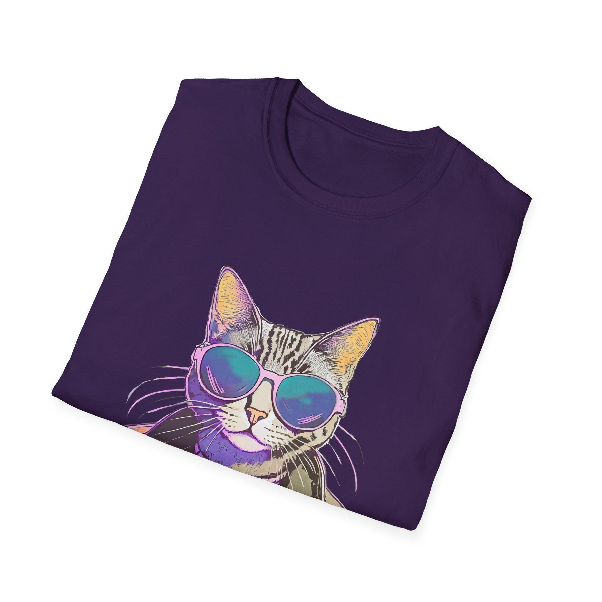 Cool Cat in Sunglasses Graphic Tee