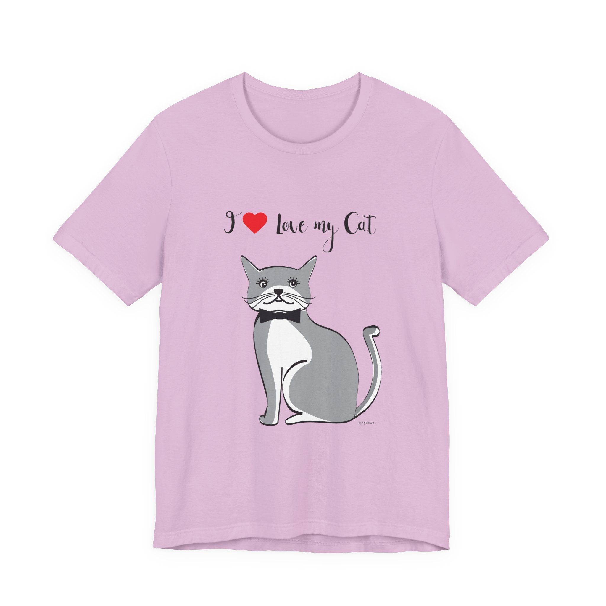 I Love My Cat Graphic Tee