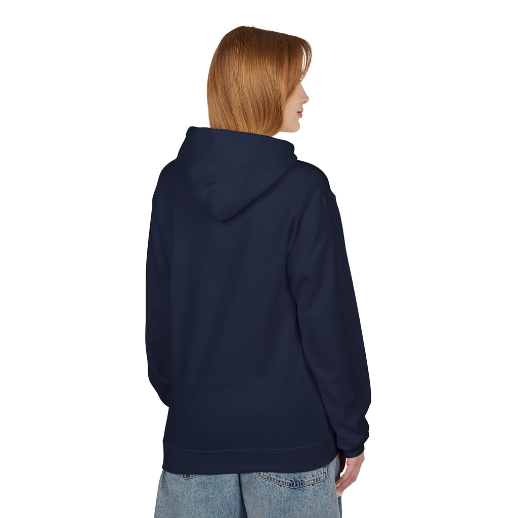 Bonjour Paris Eiffel Tower Graphic Hoodie - Unisex Midweight Softstyle Fleece Hoodie