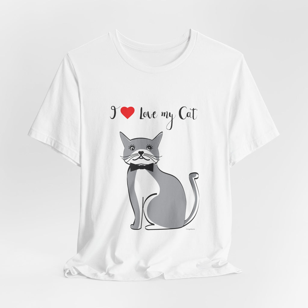 I Love My Cat Graphic Tee