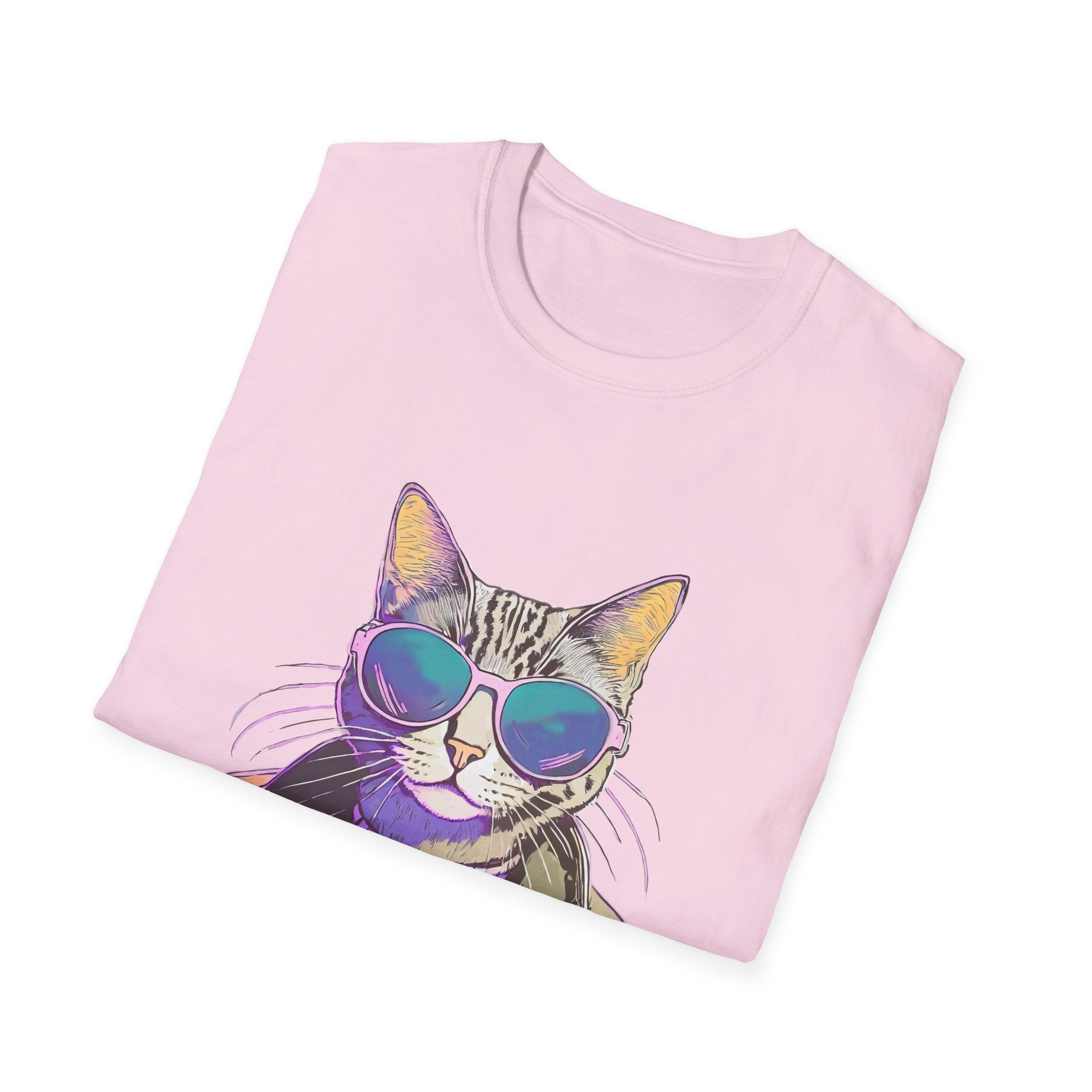 Cool Cat in Sunglasses Graphic Tee