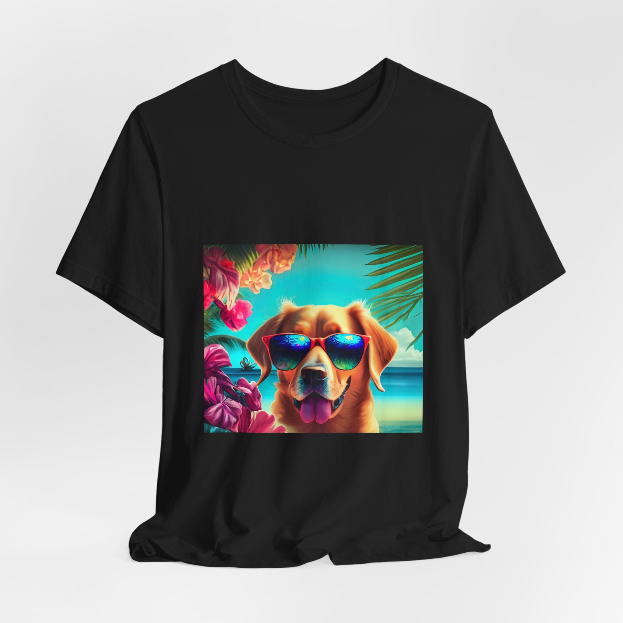Cool Pup Beach Vibe Graphic Tee
