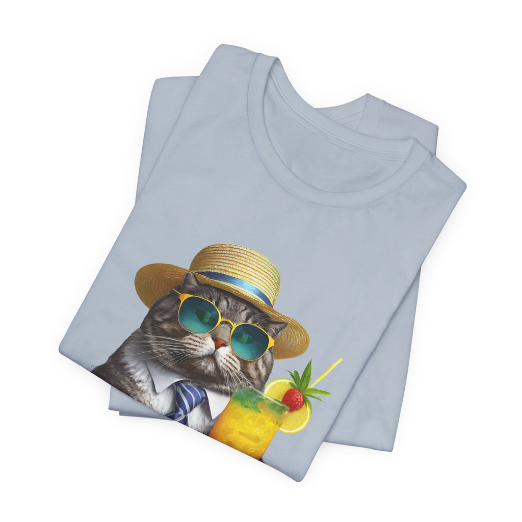 Happy Hour Cat Graphic Tee