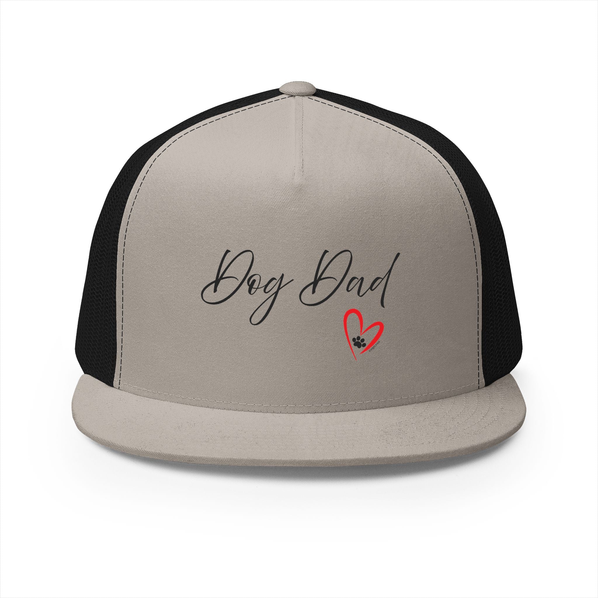 Dog Dad Trucker Hat | Heart Paw Dog Lover Cap