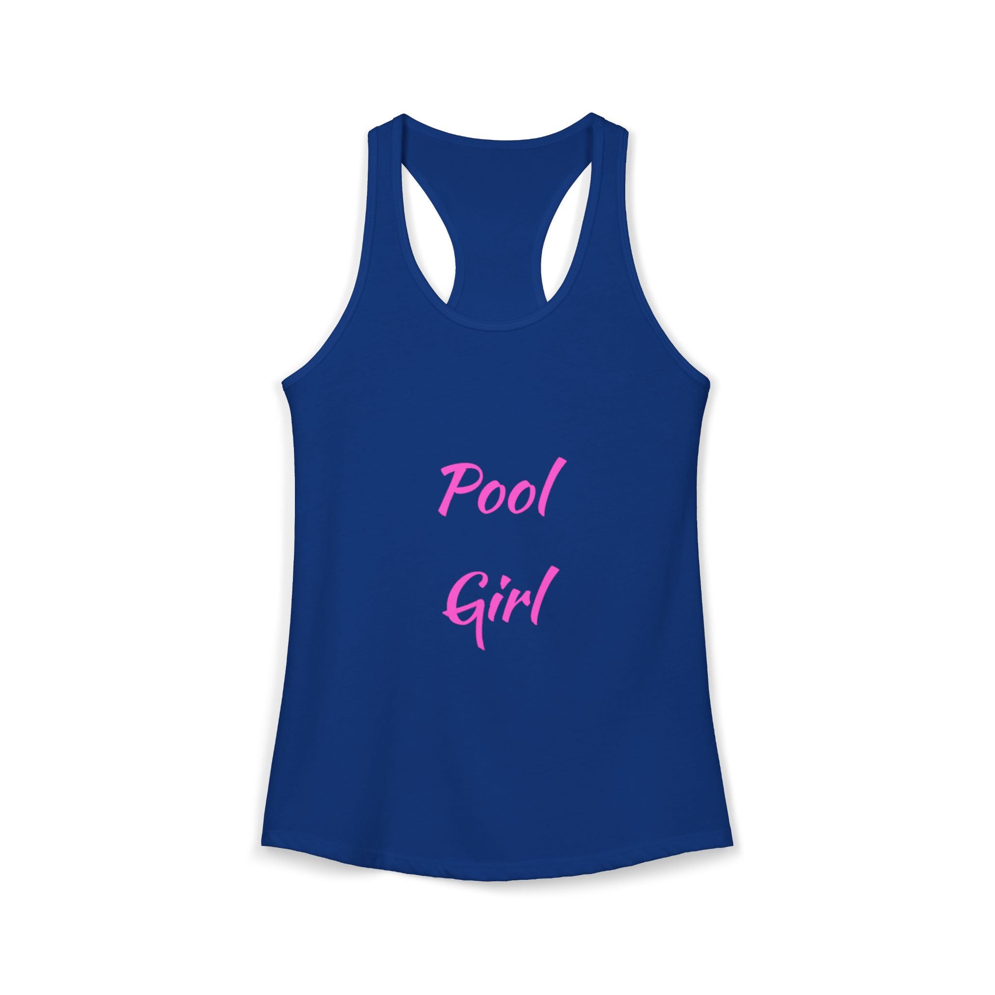 Fun Pool Girl Graphic Women's Ideal Racerback Tank