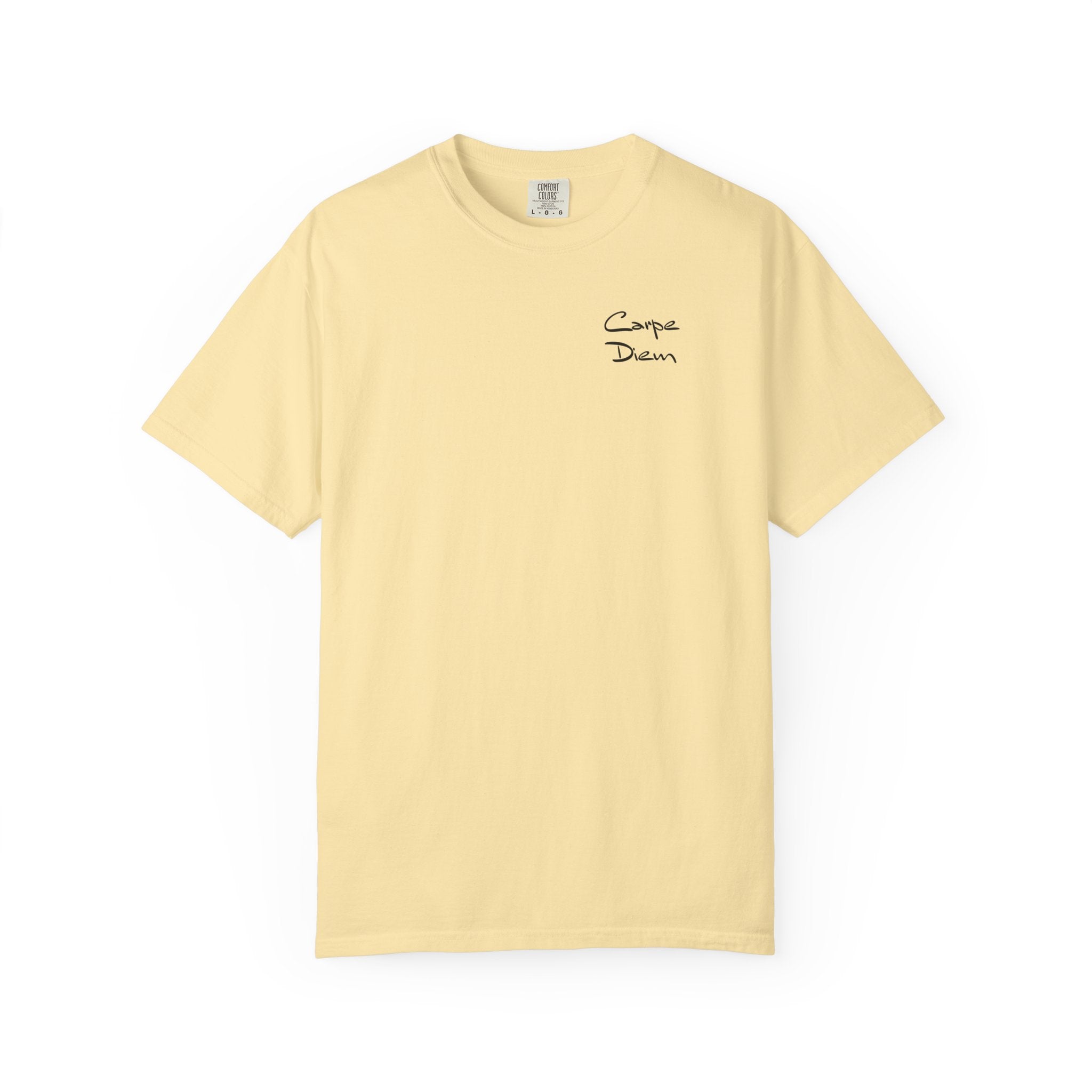 Carpe Diem Black Script Graphic Unisex T-shirt