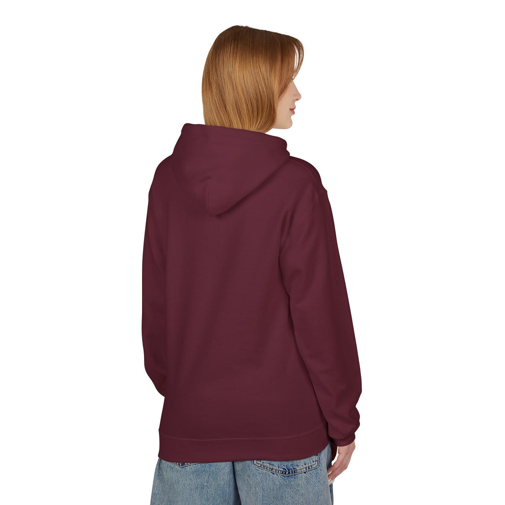 Bonjour Paris Eiffel Tower Graphic Hoodie - Unisex Midweight Softstyle Fleece Hoodie