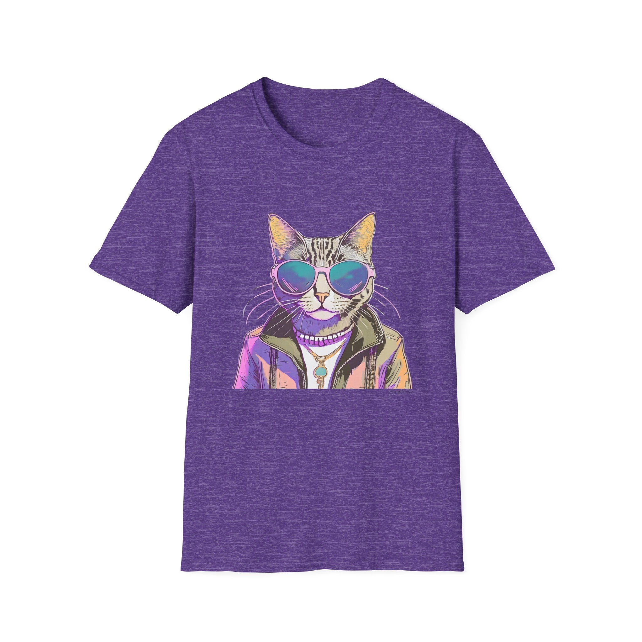 Cool Cat in Sunglasses Graphic Tee