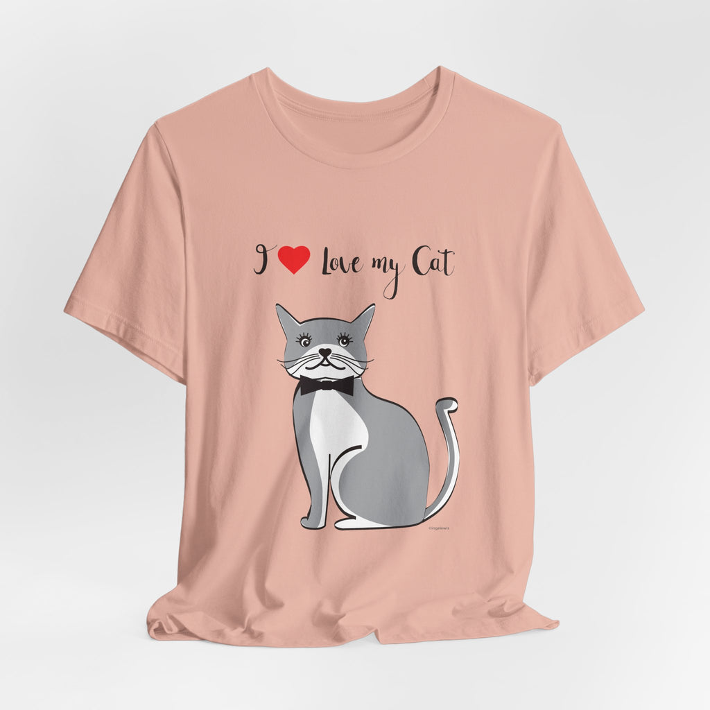 I Love My Cat Graphic Tee
