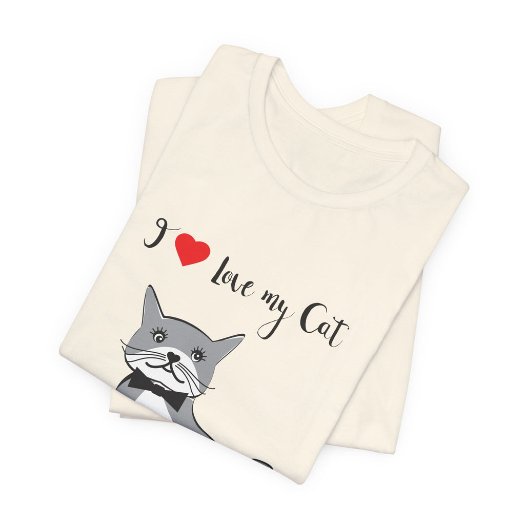 I Love My Cat Graphic Tee
