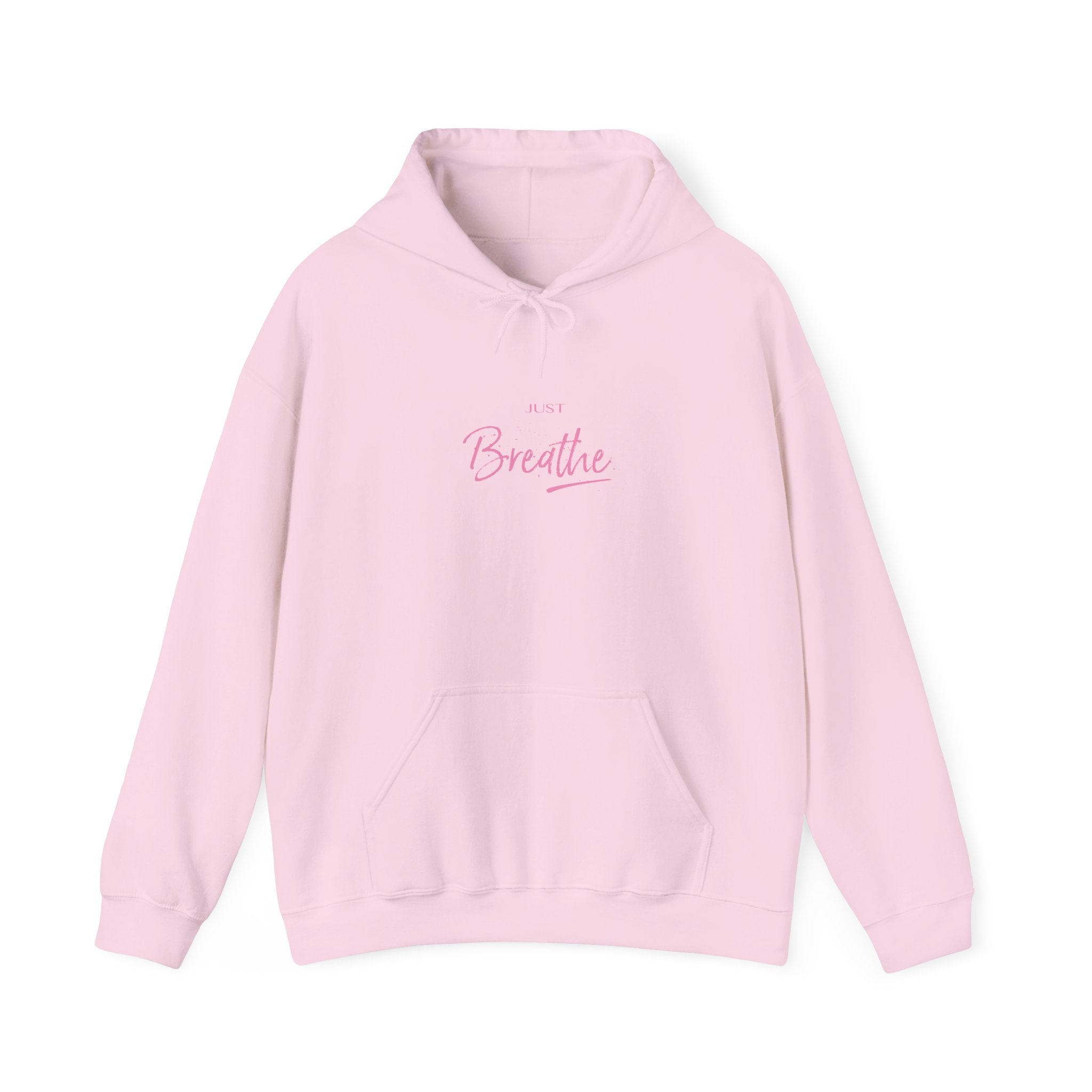 Just Breathe Zen Yoga Graphic Hoodie - Unisex Heavy Blend™ Hooded Sweatshirt