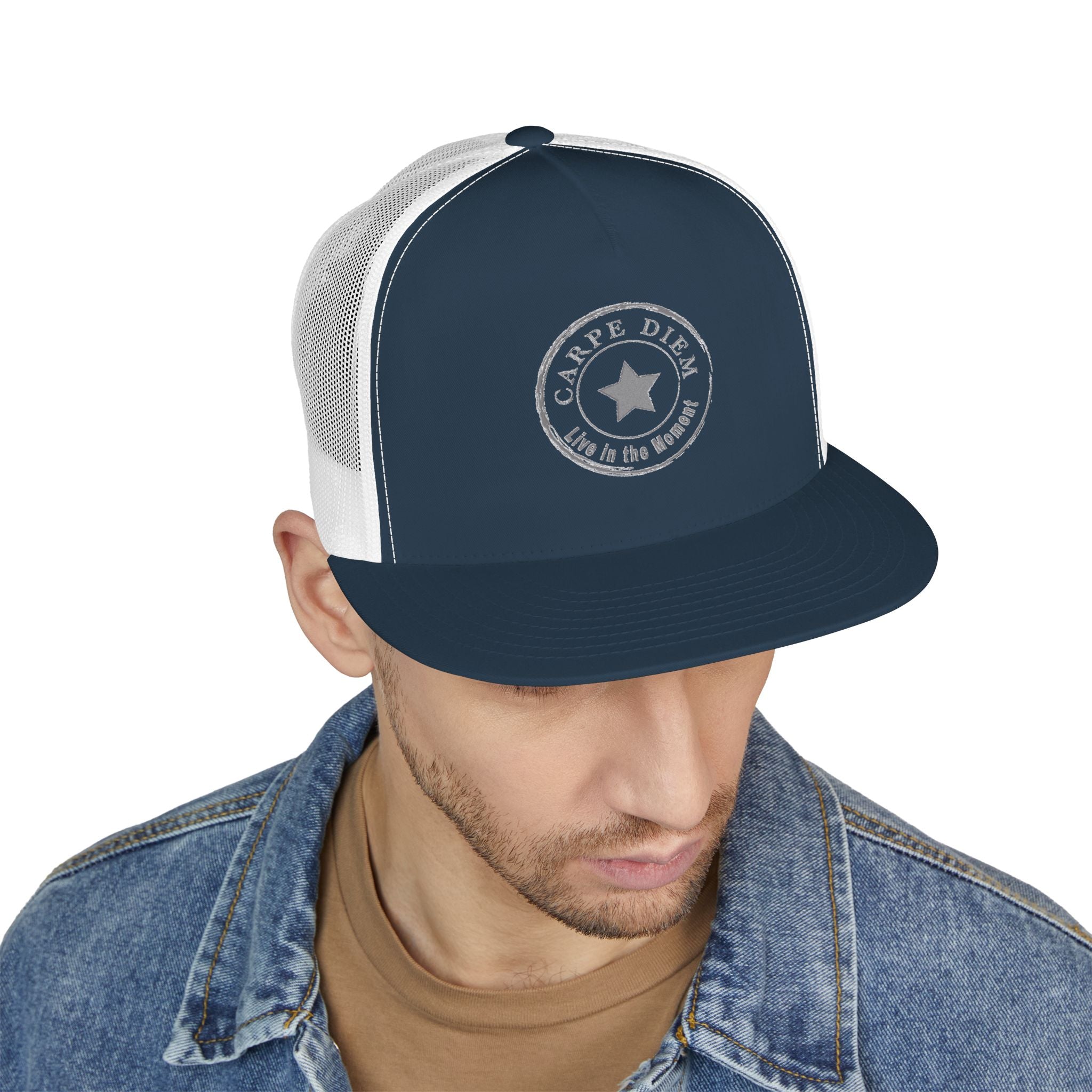 Carpe Diem Trucker Hat | Live in the Moment Trucker Cap