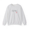 Cat Mom Heart Unisex Crewneck Sweatshirt