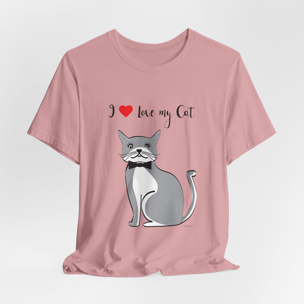 I Love My Cat Graphic Tee
