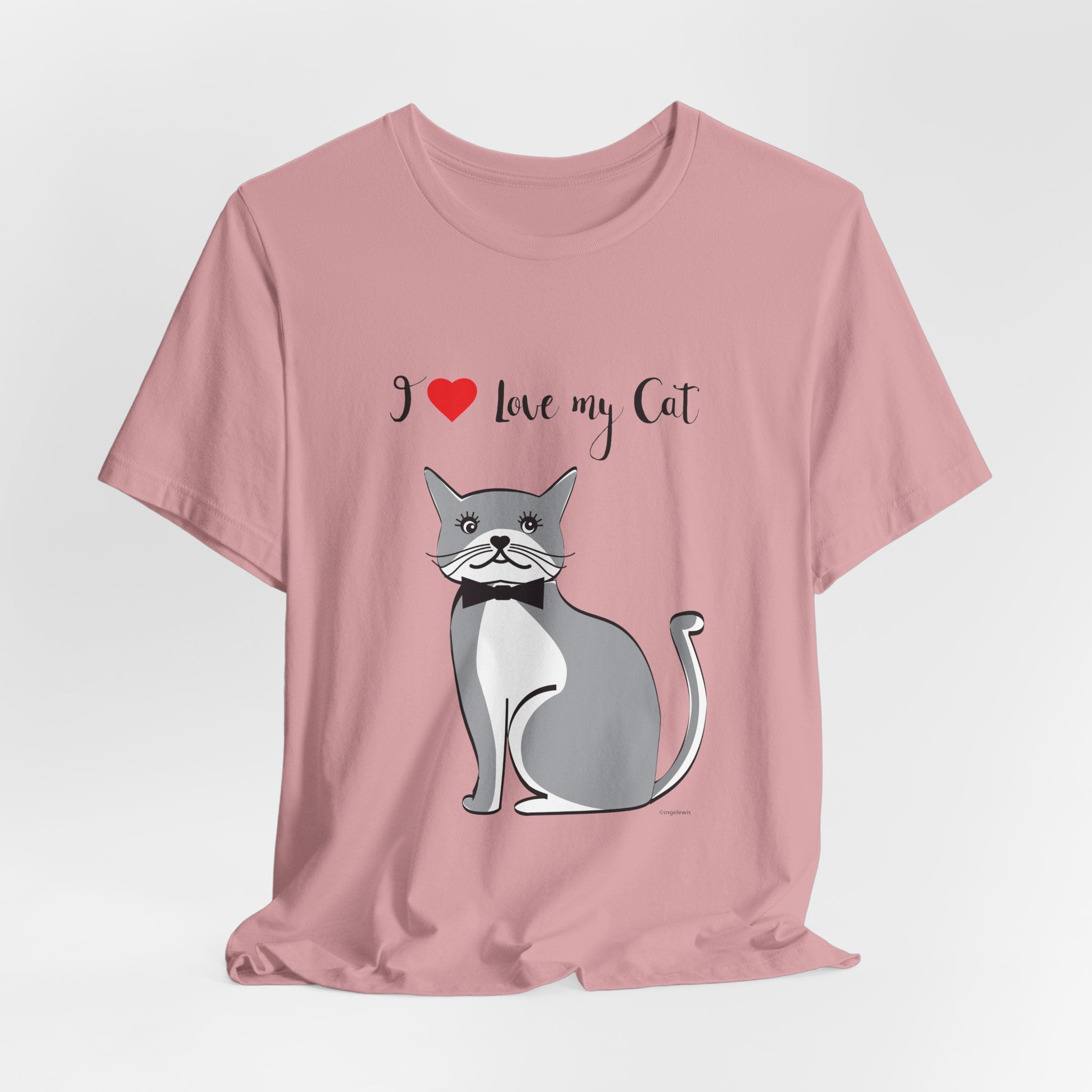 I Love My Cat Graphic Tee