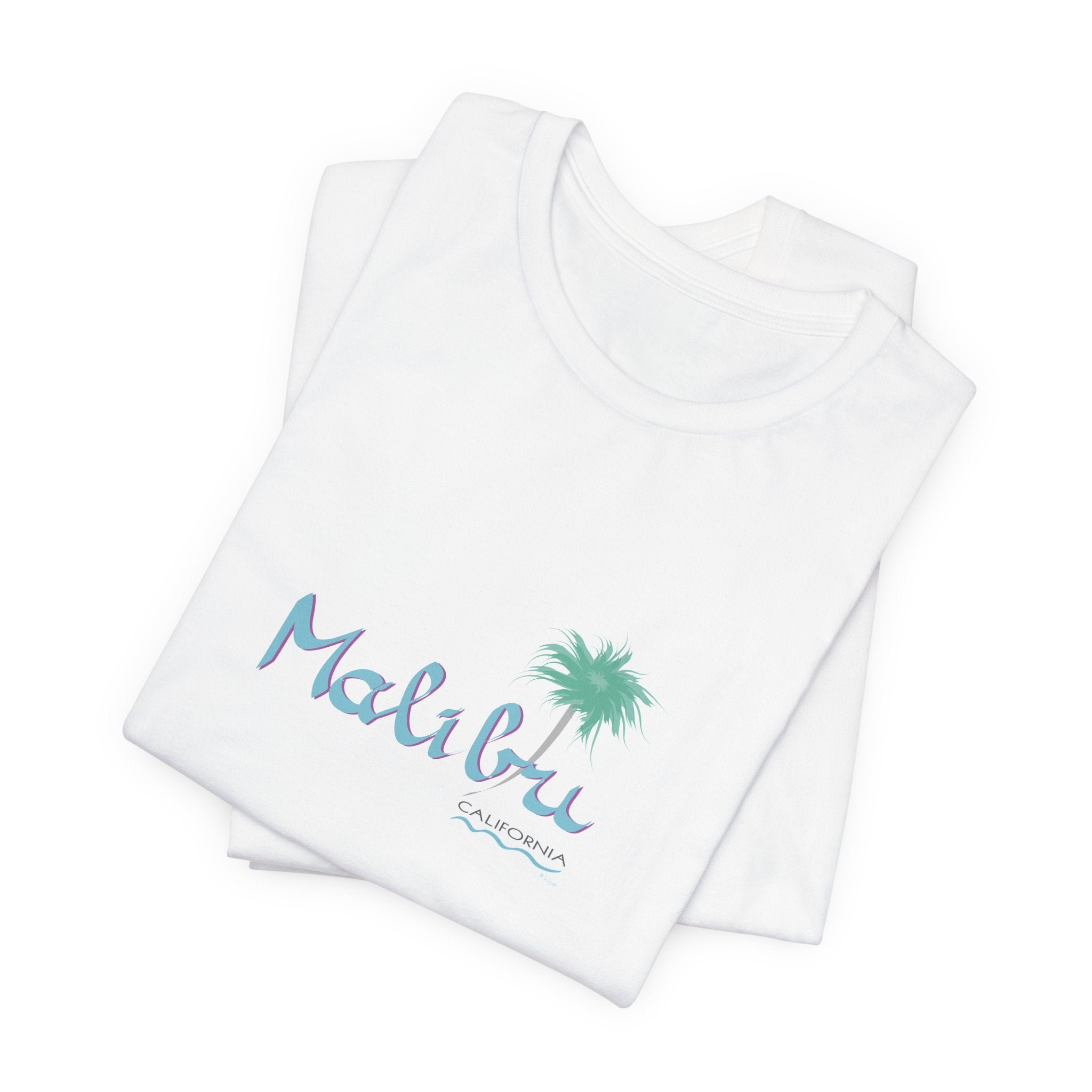 Malibu California Graphic Unisex Jersey Short Sleeve Tee