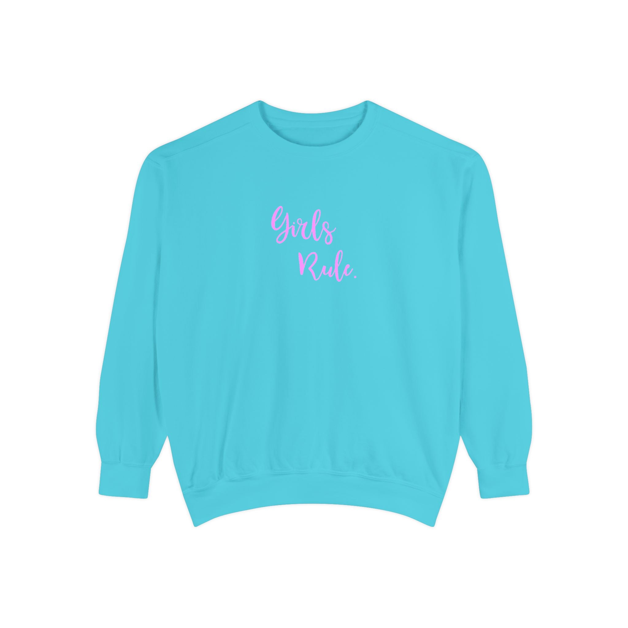 Girls Rule Cool Graphic Unisex Sweatshirt for Women and Girls