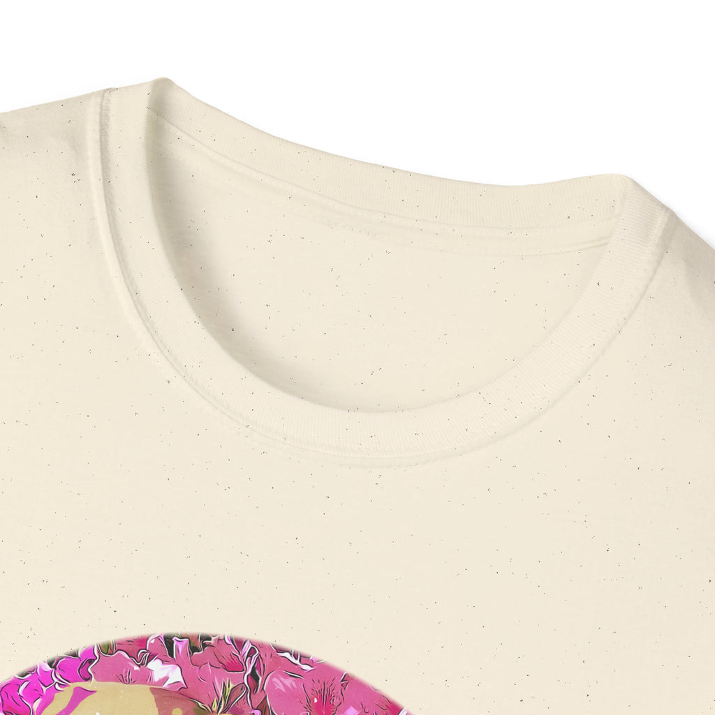 Labrador Retriever Floral Graphic T-Shirt for Dog Lovers