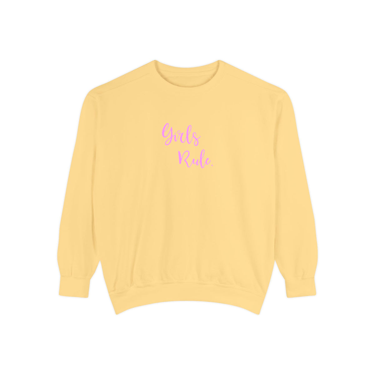 Girls Rule Cool Graphic Unisex Sweatshirt for Women and Girls