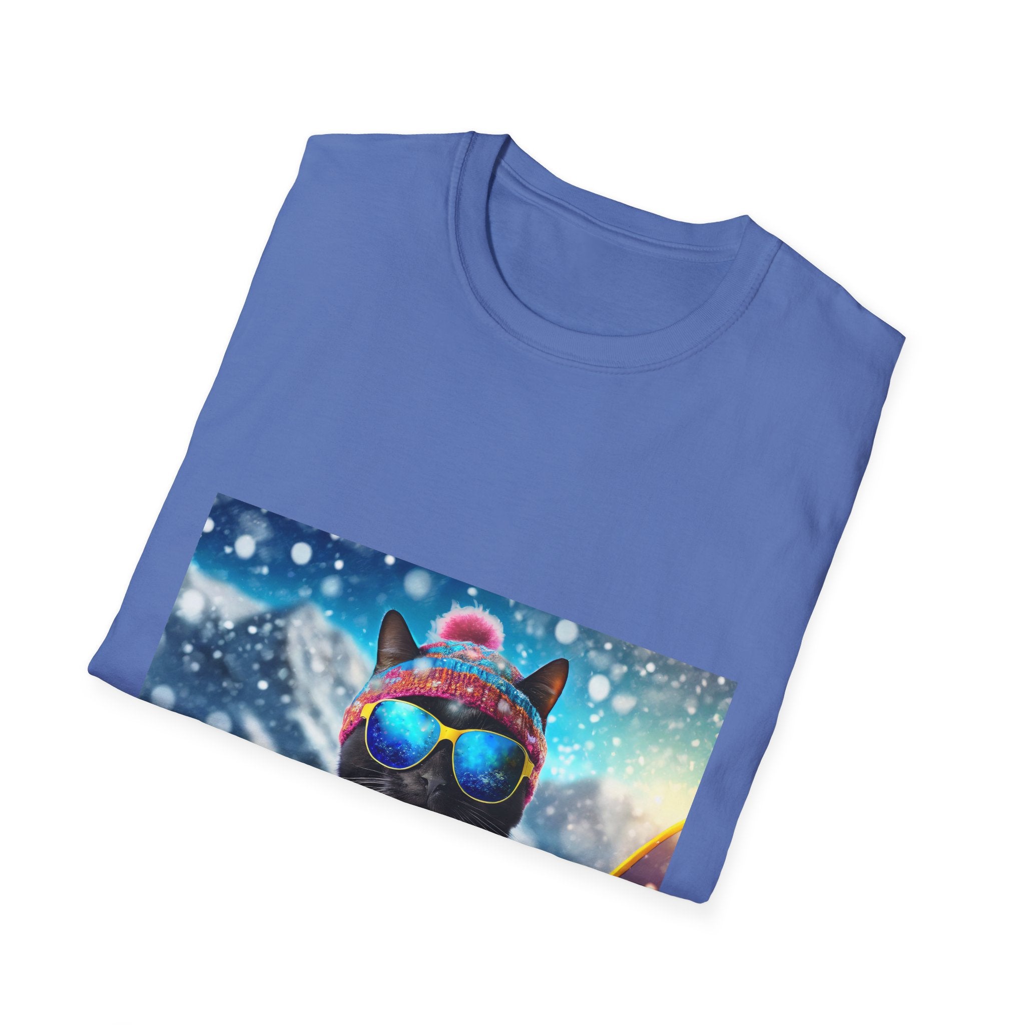 Cool Snow Cat Graphic Tee