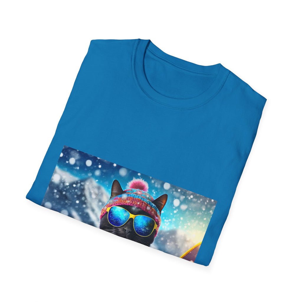 Cool Snow Cat Graphic Tee
