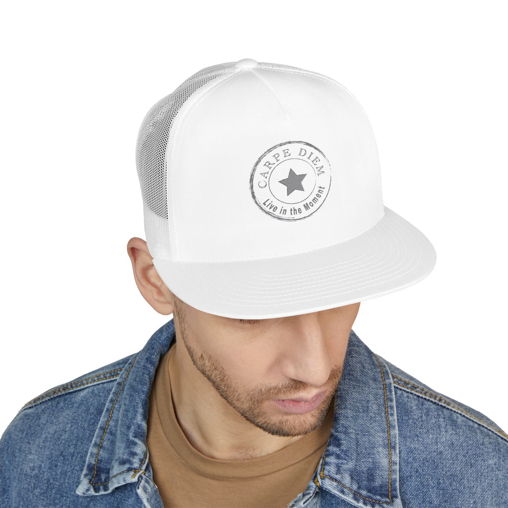 Carpe Diem Trucker Hat | Live in the Moment Trucker Cap