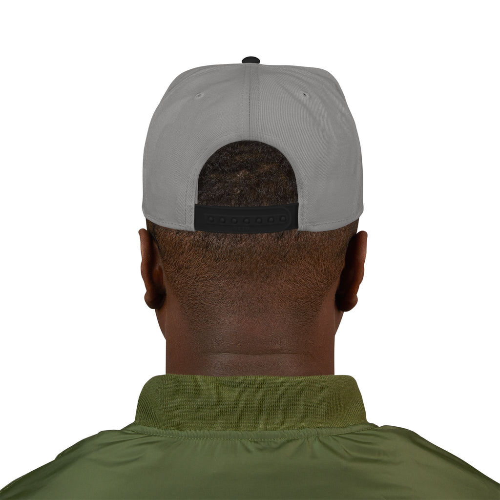 New York Black Red Lettering Unisex Snapback Cap (Embroidery)