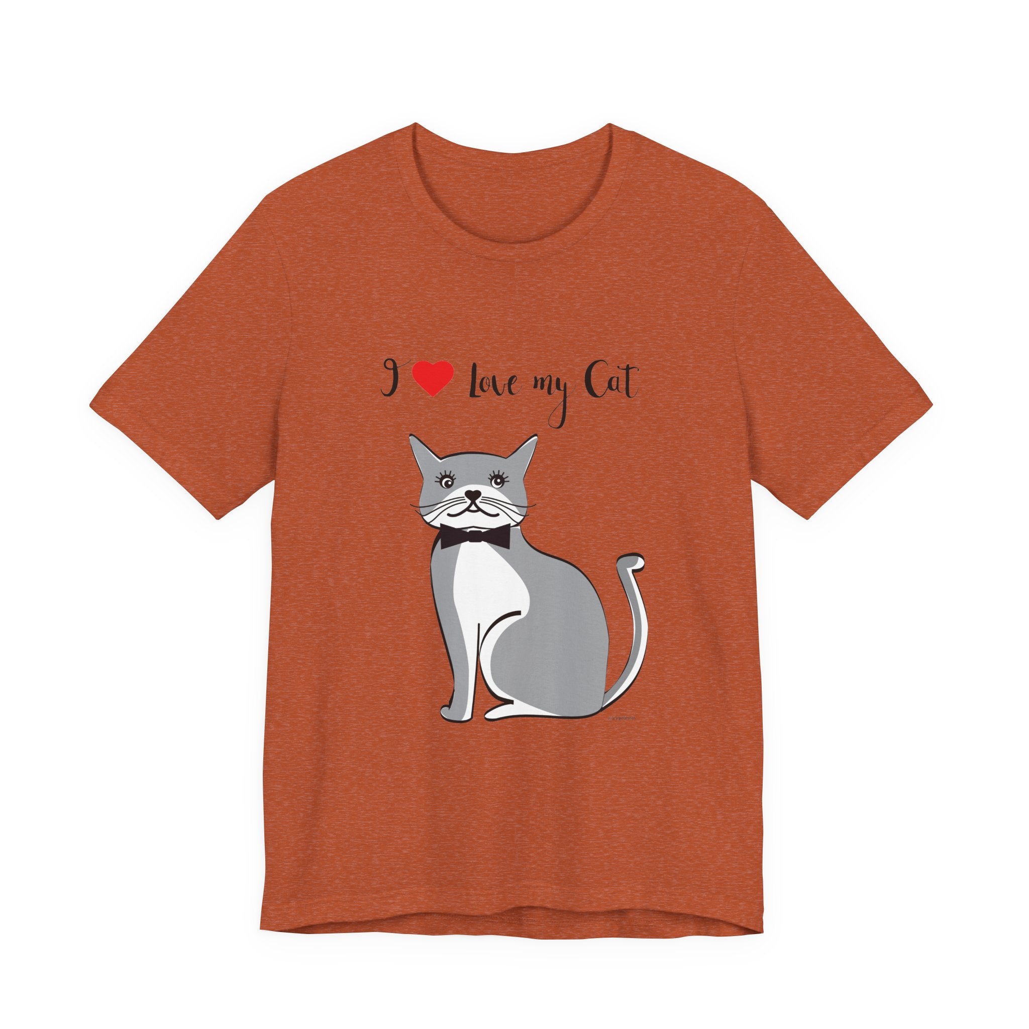 I Love My Cat Graphic Tee
