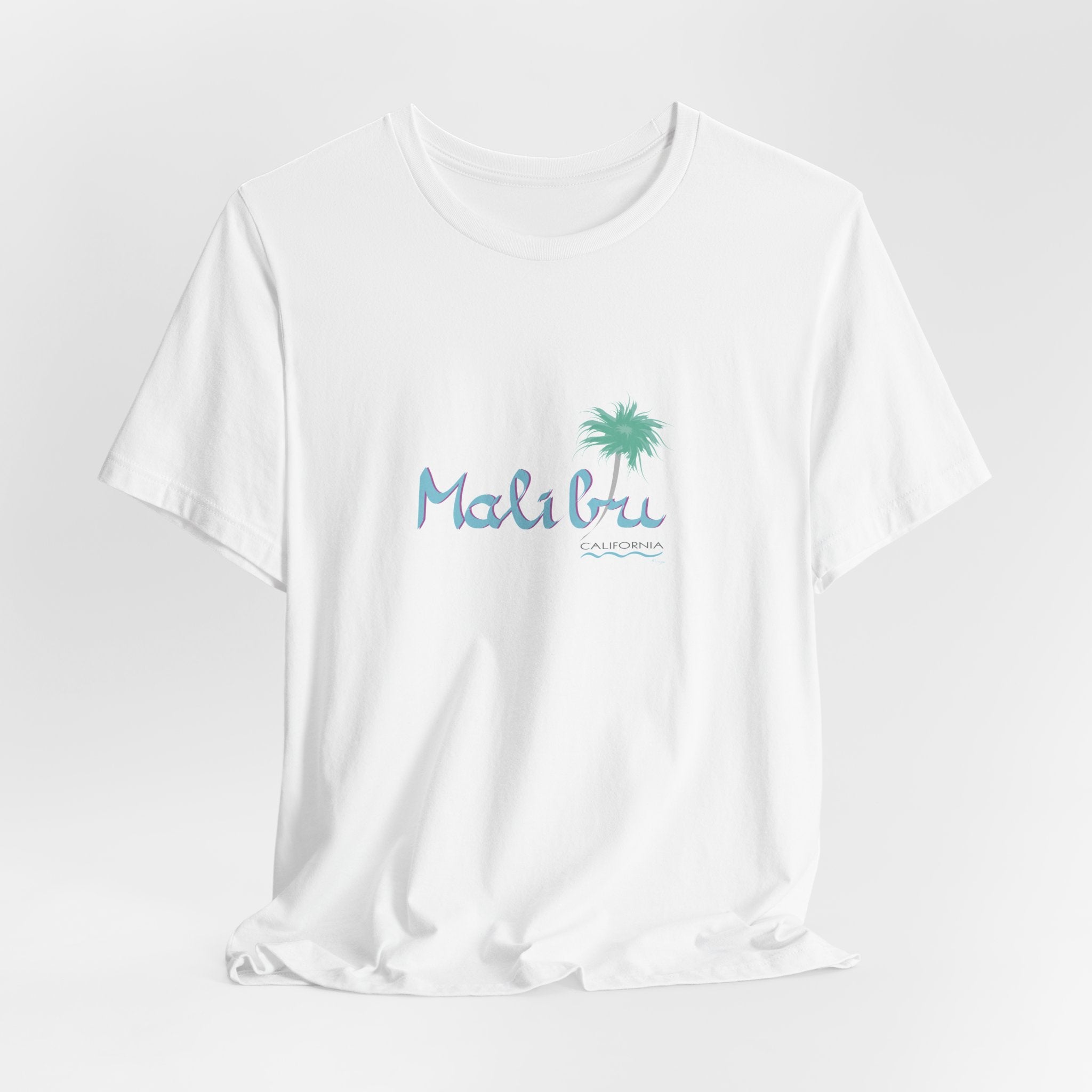 Malibu California Graphic Unisex Jersey Short Sleeve Tee