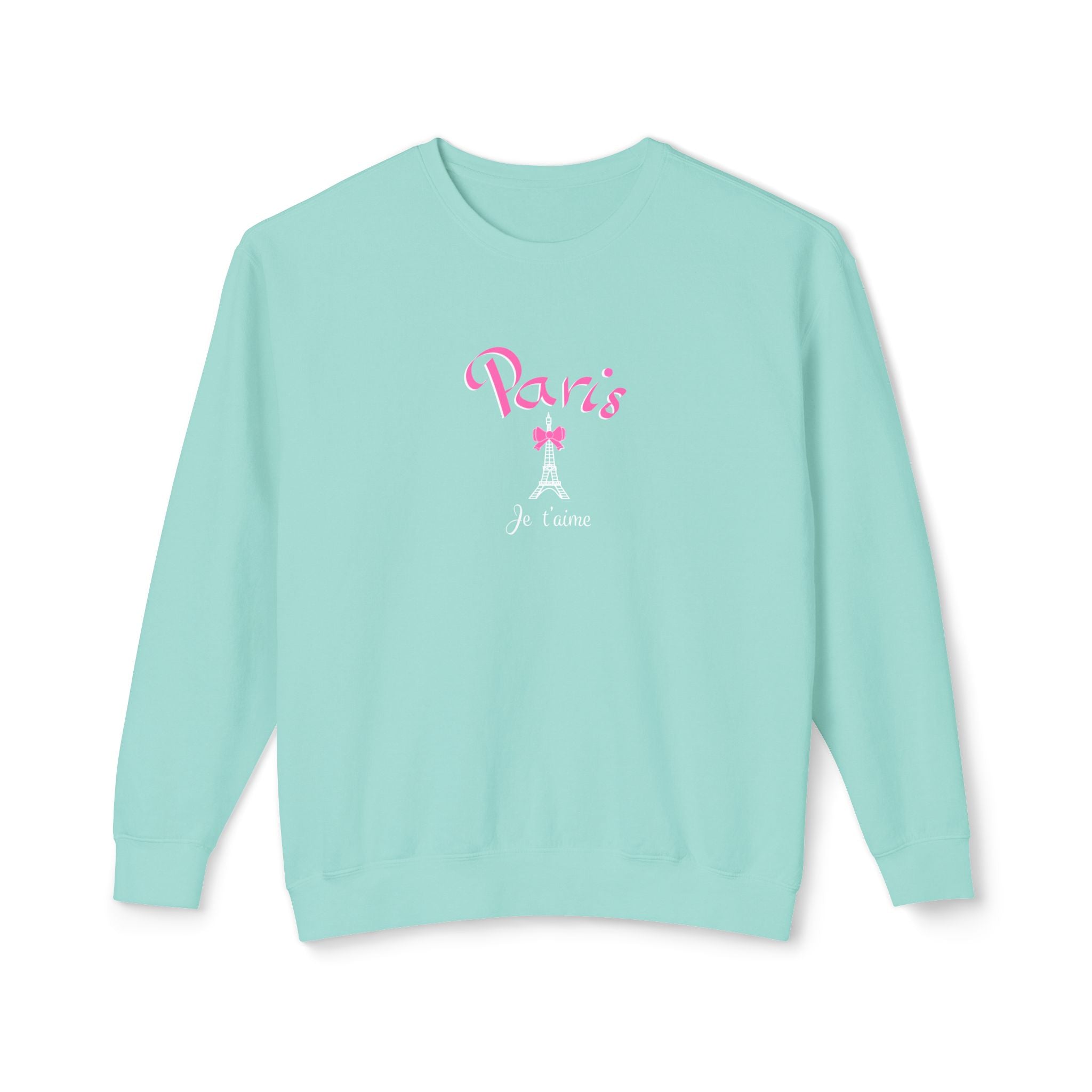 Paris Je T’aime Eiffel Tower Graphic Sweatshirt