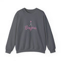 Bonjour Paris Eiffel Tower Graphic Sweatshirt - Unisex Heavy Blend™ Crewneck Sweatshirt